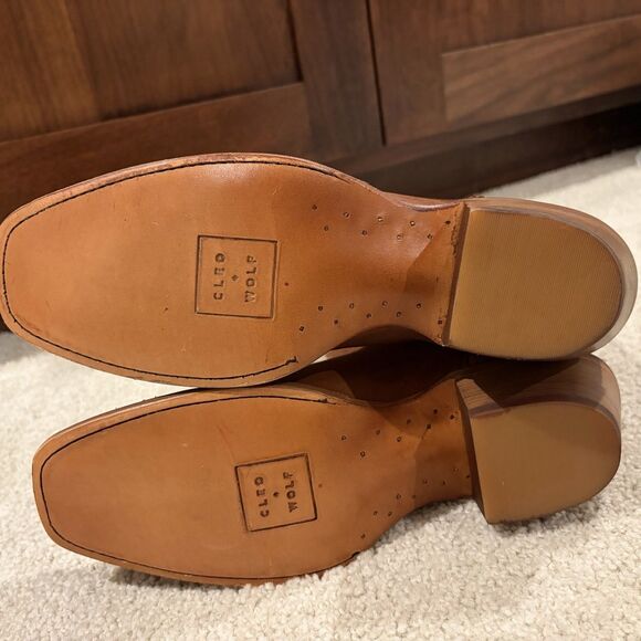 Cleo + Wolf Ivy Western Boots  Leather Womens Size 7 In Sand Msrp $230  Cowboy - Picture 9 of 12